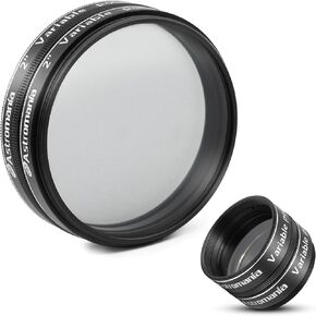 Astromania 1.25" Variable Grey Polarizing Filter - Bundle with - 2" Variable Grey Polarizing Filter