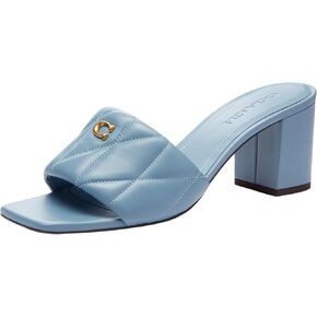 Coach Women's Holly Quilted Block Heel Sandal Platform