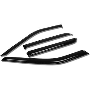 Auto Dynasty 4Pcs Tape-On Window Vent Visor Deflector Rain Guard Compatible with Ford Explorer/Mercury Mountaineer/Lincoln Aviato