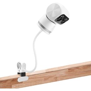 Flexible Clamp Mount Compatible with Eufy Security Indoor Cam S350 Camera, Security Indoor Cam E220/P24, Gooseneck Arm with 15.7inch, No Wall Damage and No Tools Required