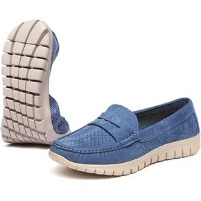 المتسكعون بيرنال للنساء moccasins غير الرسمية للنساء مريح وخفيف الوزن على أحذية مسطحة
