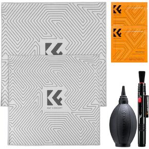 K&F Concept 4-in-1 Camera Lens Cleaning Kit with Lens Cleaning Pen+Lens Camera Protective Wrap