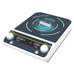 LAB FISH Digital 15L Magnetic Stirrer (15000ML) Large Capacity 1500PRM Magnetic Mixer 8.7"X8.7" Stir Plate W/Timer for Lab