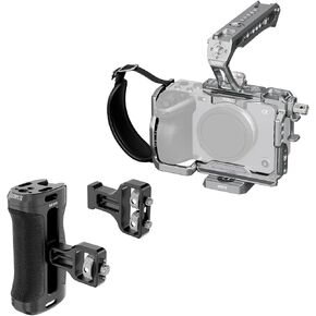 SIRUI Camera Cage Kit for Sony FX 3 FX30 with Top Handle and Side Handle with ARRI Locating and Dual 1/4" Screw Mount Optional Bundle