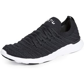 APL Women's Techloom Wave Sneakers, Black/White, 8.5 Medium US