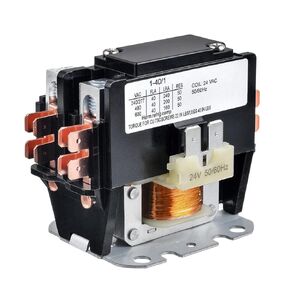 BOJACK 1 Poles FLA 30 Amp Coil 24 VAC Air Conditioner Condenser Compressor Contactor AC Definite Purpose Contactor