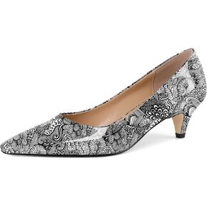 AUMOTED Women's Shoes Low Heels Square Toe Kitten Heel Daily Pumps 2 Inch Dressy Shoes