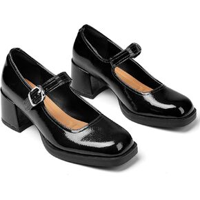 Oiamenne Mary Janes for Women Platfic