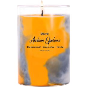 IZIDDO Colourful Scented Candles,Cinnamon Aromatherapy Candle,15oz 90Hour Burn Long Lasting Natural Handmade Candle,Candles for Home Scented,Birthday Candle,Candles Gifts for Women Men