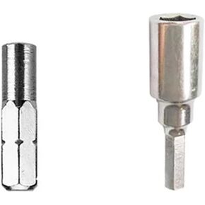 4mm-6.35mm Converter Adapter Slotted Precision Bits Set Screwdriver Drill Bit Repair Mobile Phone Camera Computer