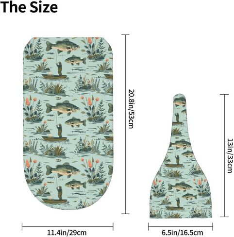 Fisher and Bass Fishes Newborn Swaddle Blankets Hat Sets Soft Baby Receiving Blanket Swaddle Sack for Baby Shower Infant Boy Girl Gift in Saudi Arabia
