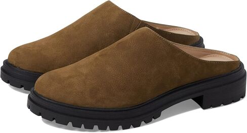 Madewell The Bradley Lugsole Mule في Nubuck for Women - بطانة جلد الخنازير مع تصميم مستدير إصبع القدم ، بغل مريح وناعم in Kuwait