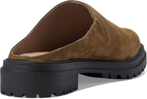 Madewell The Bradley Lugsole Mule في Nubuck for Women - بطانة جلد الخنازير مع تصميم مستدير إصبع القدم ، بغل مريح وناعم in Kuwait