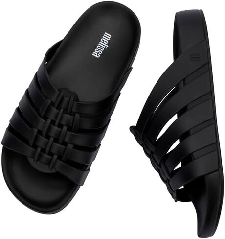 Melissa Possession Slides for Women - Flat Jelly-Style Comfort with Fisherman Design - 100% PVC Upper, 100% EVA Sole, Bubblegum Scent - Chic Summer Sandals for Women in Saudi Arabia
