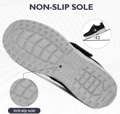 Diabetic Shoes for Women Men Extra Wide Shoes for Swollen Feet Adjustable Orthopedic Shoe Non Silp Neuropathy Walking Shoe for Elderly Foot in Kuwait