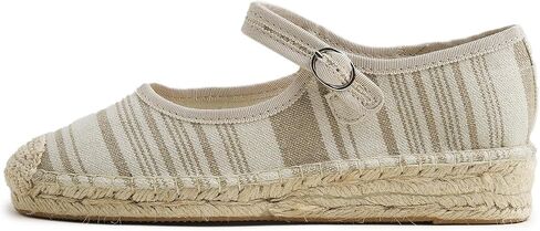 FEVERSOLE Close Toe Espadrilles Women's Comfort Breathable Ankle Strap Low Heel Wedge in Kuwait