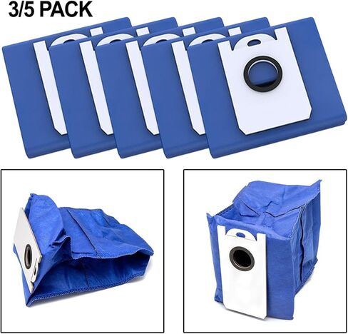 Dust Bags For BObsweep For Ultra-Vision Robot Vacuum Cleaner, 4.6L Large Capacity Vacuum Cleaner Dust Bags, Disposable Dust Bag Replacement(3 Pack) in Saudi Arabia