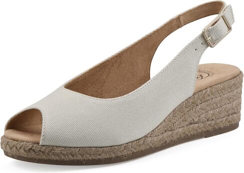 WHITE MOUNTAIN Women's Maize Sling-Back Mini-Heel Espadrille Sandal in Saudi Arabia