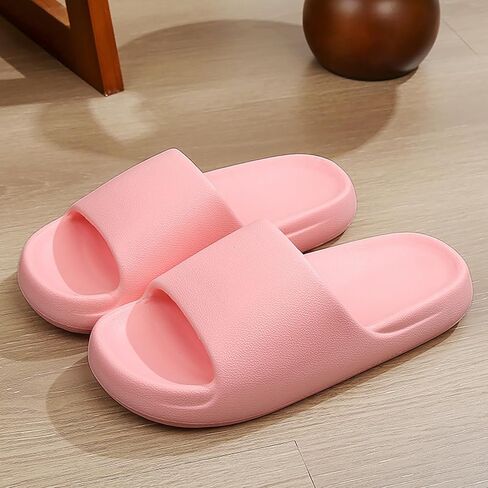 Jerzmy Cloud Slides للنساء الرجال | ناعم ناعم إضافي أحذية حمامات الاستحمام | صندل مريح من أجل الشاطئ في الهواء الطلق الصيفي in Kuwait