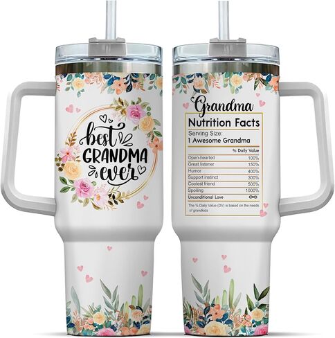 To Rose Handle Parade For Steel Flower Mommy Eleven Momma Mama Funny, Mom Gifts, Mom Life Messy Bun Floral Nutrition Facts, Tumbler 40 Oz With Handle Lid And Straw in Saudi Arabia