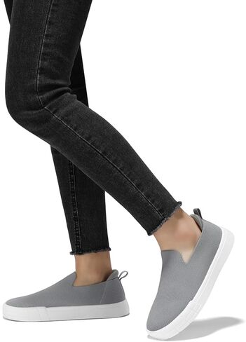 STQ Womens Wide Toe Box Barefoot Shoes Knit Casual Slip on Shoes for Summer in Saudi Arabia