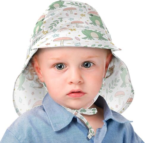 Aslsiy Baby Girls Sun Hat Beehive Toddler Beach Bucket Hat Wide Brim Summer Hat 2-4T in Saudi Arabia