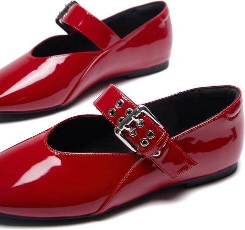 Mary Janes Flats for Women Round Toe Stylish Women's Ballet Flats Shoes for Casual Party Ball Wedding in Saudi Arabia