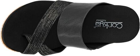 Corkys Footwear Women's Bashful 2.5 inch Wedge - Features a Strappy Upper, Slip-in Design, Comfortable EVA Insoles, a Studded Outsole, and a Toe Wrap in Kuwait