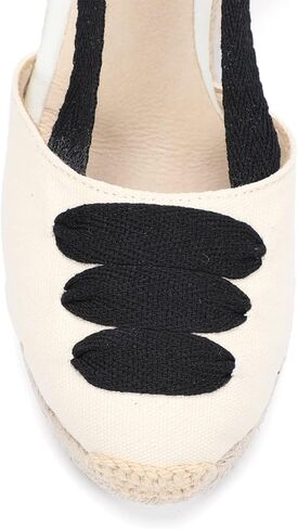 منصة النساء الأوتاد الإسبادرييلز ، 3 بوصات ، حزام ناعم في الكاحل ، أخمص القدمين المغلق ، صندل صيفي كلاسيكي in Kuwait