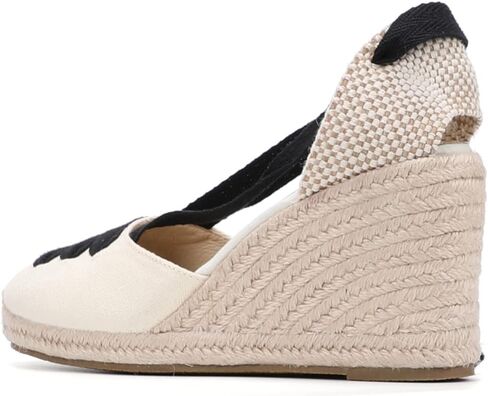 منصة النساء الأوتاد الإسبادرييلز ، 3 بوصات ، حزام ناعم في الكاحل ، أخمص القدمين المغلق ، صندل صيفي كلاسيكي in Kuwait