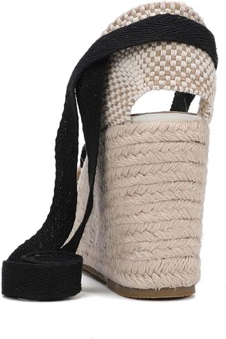 منصة النساء الأوتاد الإسبادرييلز ، 3 بوصات ، حزام ناعم في الكاحل ، أخمص القدمين المغلق ، صندل صيفي كلاسيكي in Kuwait