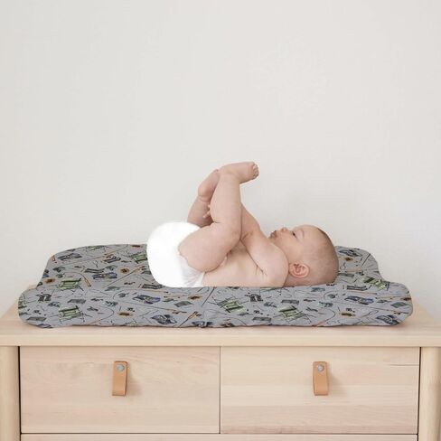 Fishing Changing Pad Covers for Boys Fishing Lovers Gift Baby Diaper Changing Table Sheets Ultra Soft Breathable Stretchy Changing Table Covers Fishing Nursery Bedding Change Table Mat 32''x16'' in Saudi Arabia