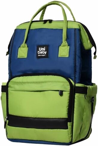 Mommy bag,Diaper Bag, Multi-Compartment Backpack for Baby Essentials (Blue and Gray) in Saudi Arabia