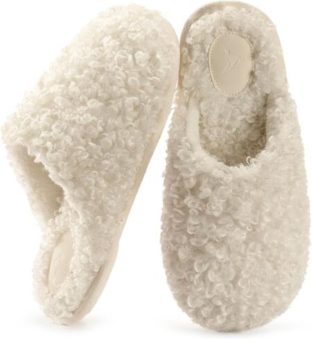 Rockdove Women's Twirl Fleece Fuzzy House Scuff Slipper مع رغوة الذاكرة in Kuwait