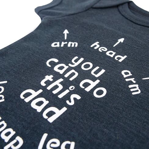 "You Can Do This Dad Funny Baby Onesie | New Dad Gift 0-18M Humorous Cotton Bodysuit in Saudi Arabia