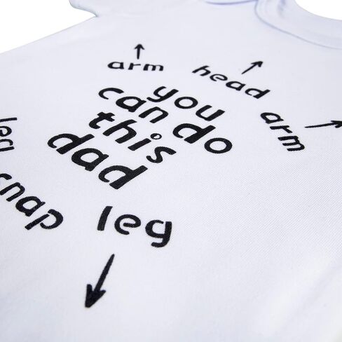 "You Can Do This Dad Funny Baby Onesie | New Dad Gift 0-18M Humorous Cotton Bodysuit in Saudi Arabia