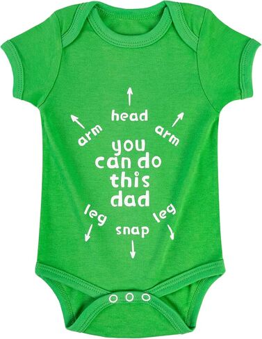 "You Can Do This Dad Funny Baby Onesie | New Dad Gift 0-18M Humorous Cotton Bodysuit in Saudi Arabia