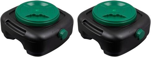 Scepter AM07029 7.3 Quart Oil Drain Pan with Lid, Filter Drain Screen, and Pour Spout for Automotive Fluids Including Engine Oil, Anti-Freeze, Transmission Fluid and More, 12" x 12-3/4" x 5.6" in Saudi Arabia