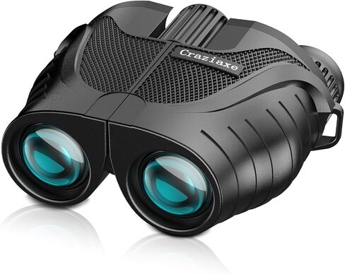 Compact Binoculars for Adults and Kids, 20X30 Waterproof Small High Powered Pocket for Bird Watching, Hunting, Concert, Traveling, Sightseeing - Black in Saudi Arabia