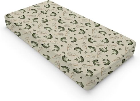 Vintage Bass Fishing Baby Changing Pad Covers for Boy Girl 32''x16'' Lake Fish Fitted Diaper Change Table Pad Sheets Neutral Fishing Lovers Gift Comfort Soft Breathable Baby Changing Table Mats in Saudi Arabia