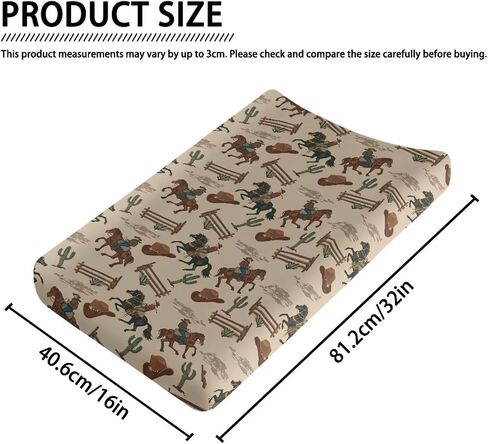 Brown Wild Cow Print Changing Pad Cover Baby Nursery Diaper Changing Pad Sheets Soft Breathable Wipeable Diaper Pad Covers for Changing Table 32"x16" in Kuwait