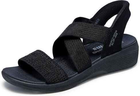 Skechers Women's Arya-Very Demure Hands Free Slip-ins Wedge Sandal in Saudi Arabia