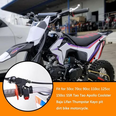 38.9'' 990mm Clutch Cable with Adjuster for 50cc 70cc 90cc 110cc 125cc SSR110 SSR125 Apollo RFZ125 DB007 TaoTao DB17 DB27 CT70 EX250F SDG Coolster Baja Chinese Pit Dirt Bike Motorcycle Red in Kuwait