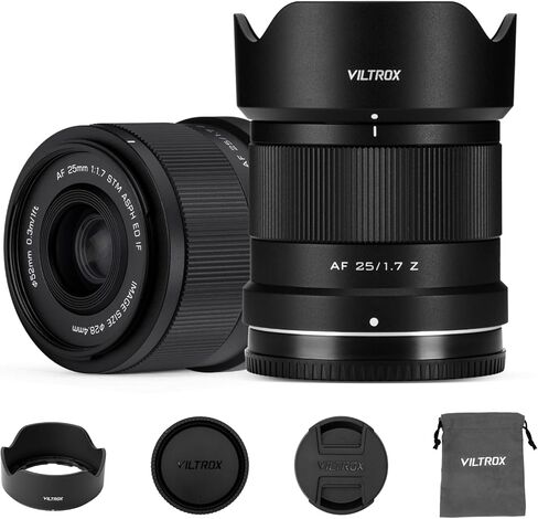 Viltrox 25mm F1.7 Air Z Pocket Dispo Lens AF F/1.7 Z-Mountable Portable Form in Kuwait