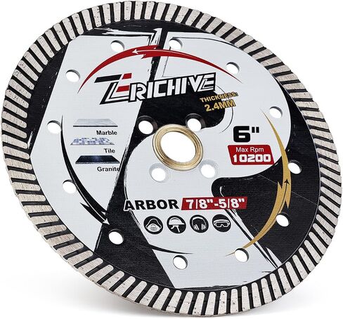 6" Granite Turbo Diamond Blades Dry Cutting for Granite Marble and Other Hard Stone in Saudi Arabia