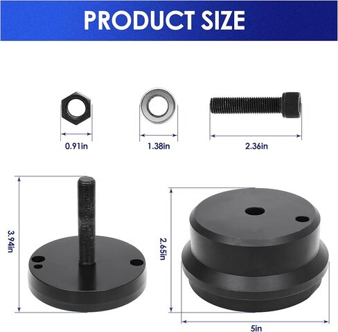 303-1513 6.7L أداة إزالة ختم العمود المرفقي الخلفي أداة الختم الرئيسية الخلفية تناسب 2011-2021 Ford Super Duty F-250/350 /450/550 Power Stroke Diesel و2016-2021 F-650/750 6.7L Power Stroke Diesel in Kuwait