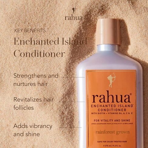 Rahua Enchanted Island Hair Conditioner with Biotin, 9.3 Fl Oz, Supports Strength, Hair Growth & Shine, All Hair Types, Vitamin C, E, A, B6, Coconut Guava Scent, Nourishing Hair Care for Men and Women in Kuwait