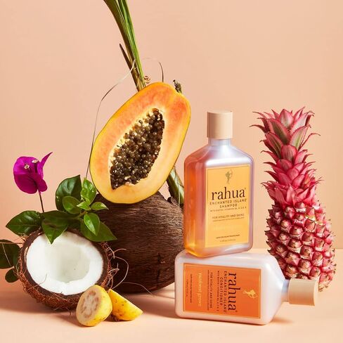 Rahua Enchanted Island Hair Conditioner with Biotin, 9.3 Fl Oz, Supports Strength, Hair Growth & Shine, All Hair Types, Vitamin C, E, A, B6, Coconut Guava Scent, Nourishing Hair Care for Men and Women in Kuwait