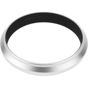 eMagTech 49mm Camera Filter Adapter Ring Aluminum Alloy Lens Adapter Compatible with Fujifilm X100VI X100V for 49mm UV CPL ND Filter Lens Cap Silver