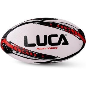 LUCA Rugby Ball Size 5 for Youth and Adult Player -Sports Outdoor Professional Synthetic Rubber Grade - Super Grip Heavy Duty & Durable Hand Stitched Football - Standard Training Official Balls